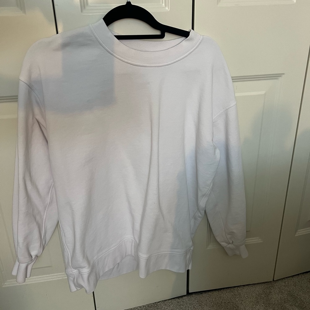 lululemon white crewneck